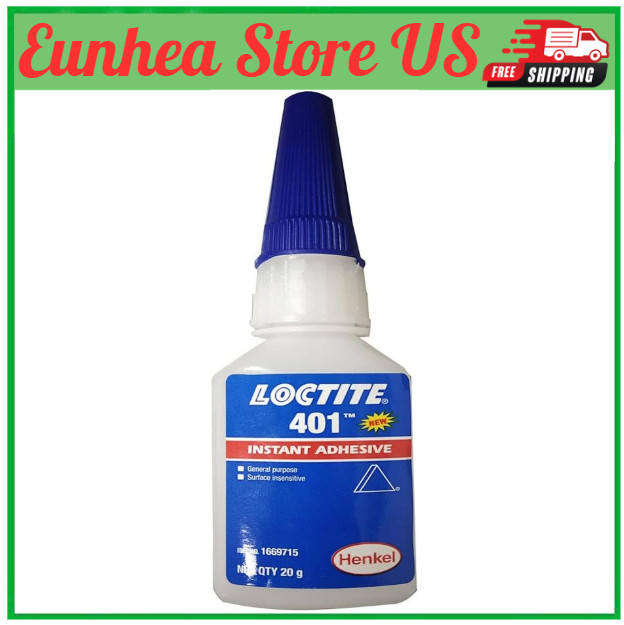 Loctite 401 Clear Instant Adhesive Low Viscosity Fast Drying for Plastic Bonding