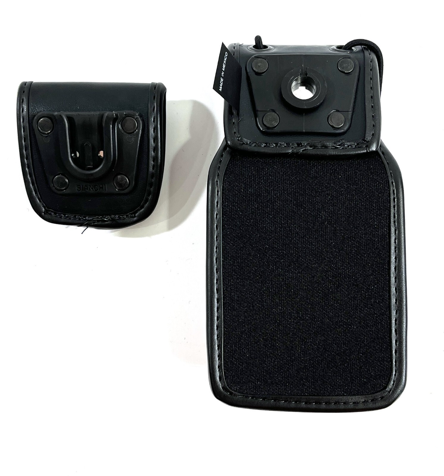 BIANCHI 7914S UNIVERSAL RADIO CARRIER w/ SWIVEL HOLSTER HOLDER PLAIN BLACK 22112