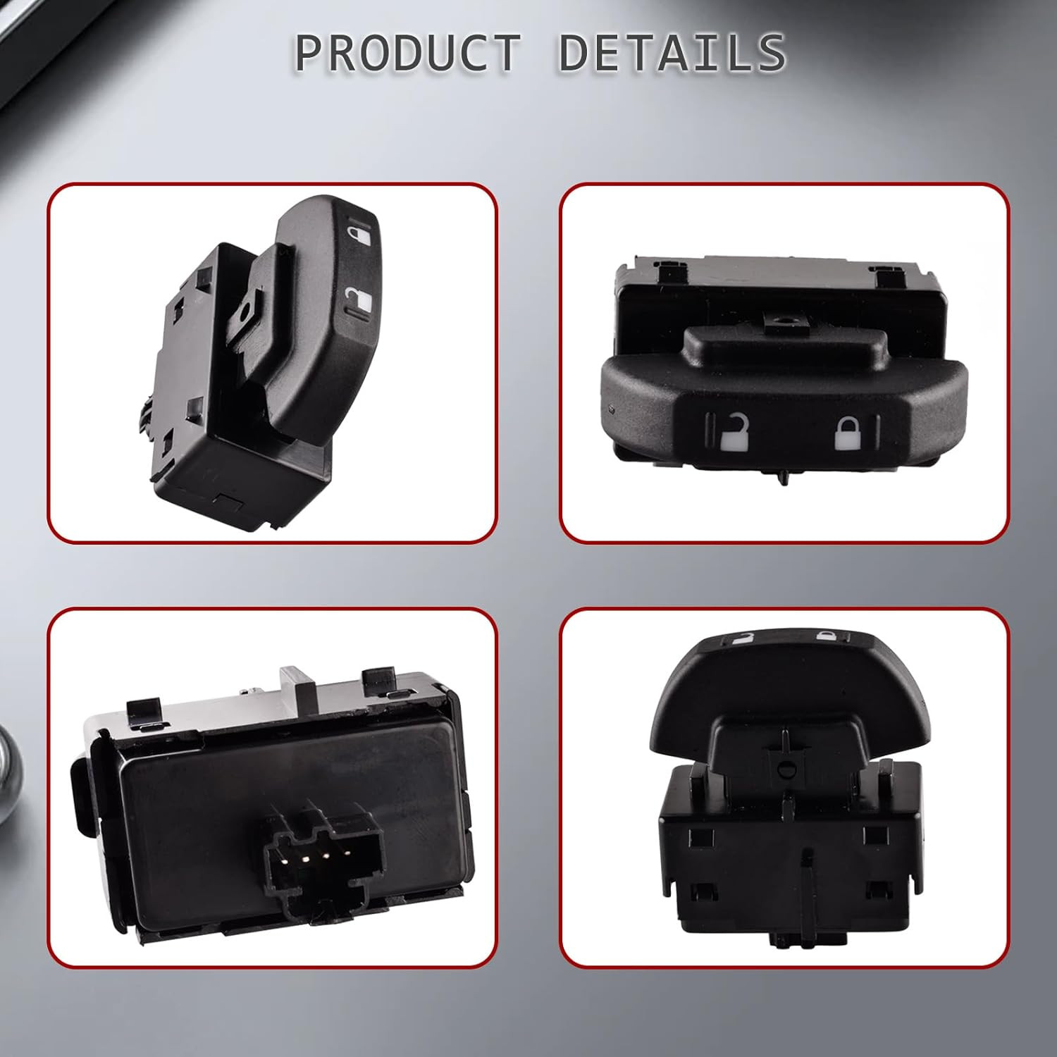 Front Power Door Lock Switch for 2009-2014 Ford F-150 9L3Z-14028-AA SW-7254 Asse