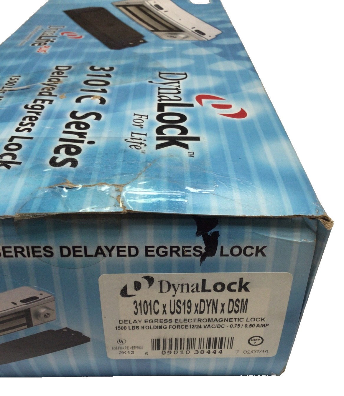 Dynalock 3101C-US19-DYN-DSM Single Electromagnetic Lock Delayed Egress Outswing