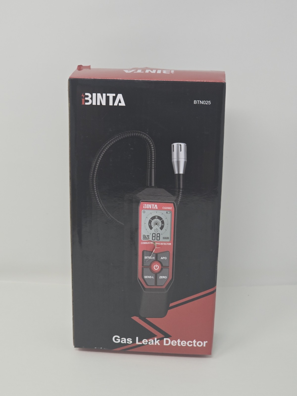 Natural Gas Detector, Combustible Gas Leak Detector with Probe