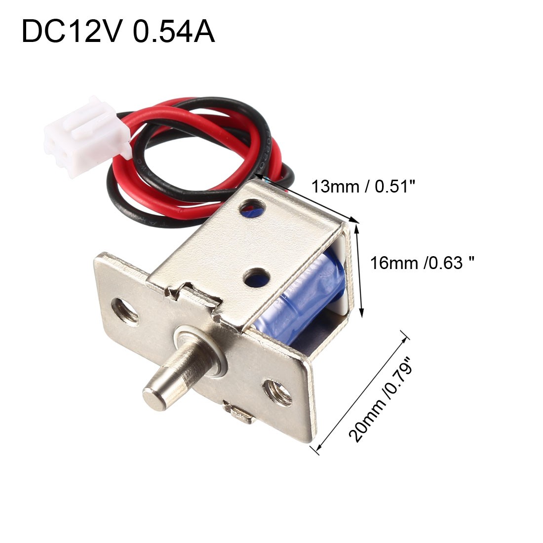DC 12V 0.54A 4.5mm Push Pull Type,Mini Electromagnetic Solenoid Lock