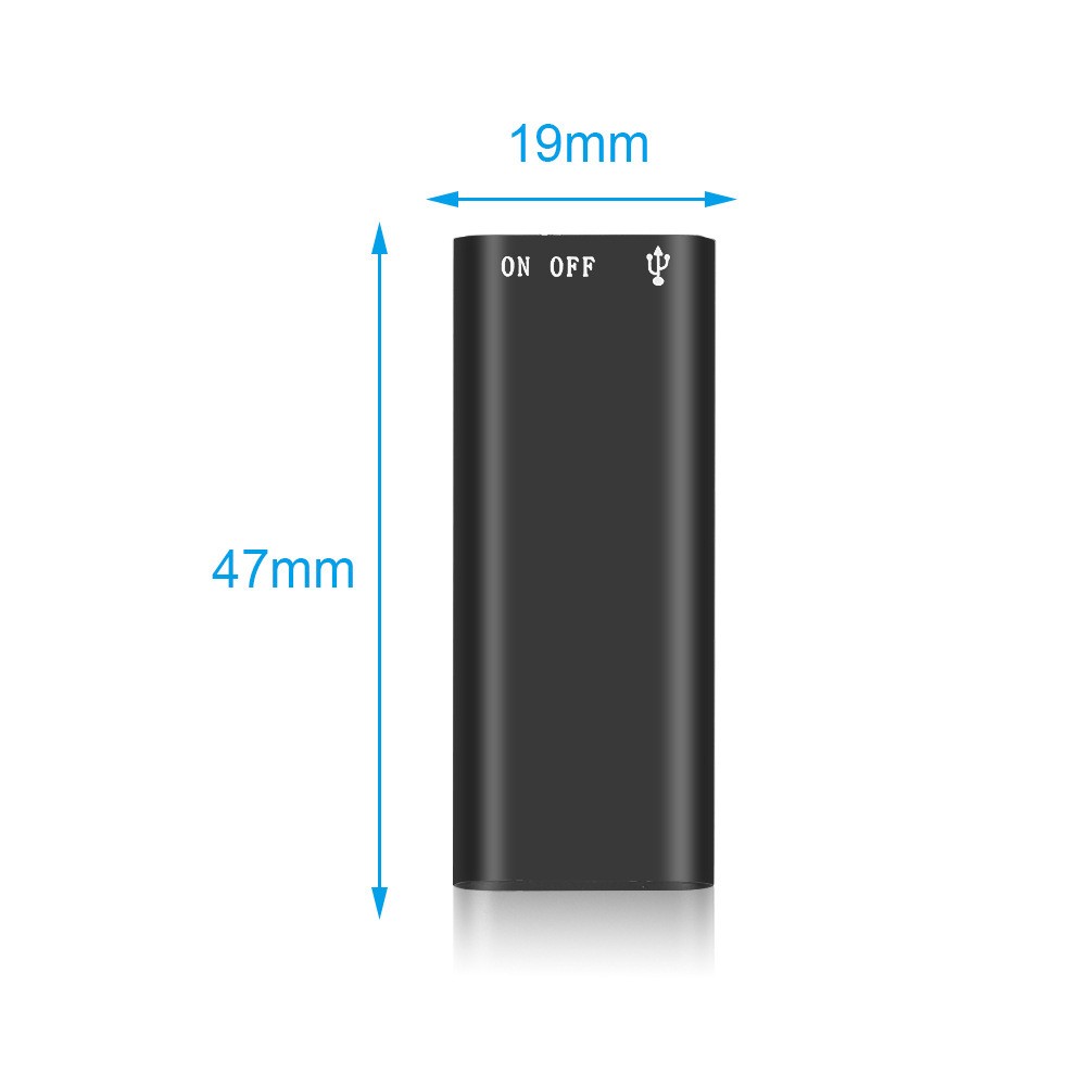 2X Mini Spy Audio Recorder Voice Listening Device 96 Hours 8/16GB Bug Recording