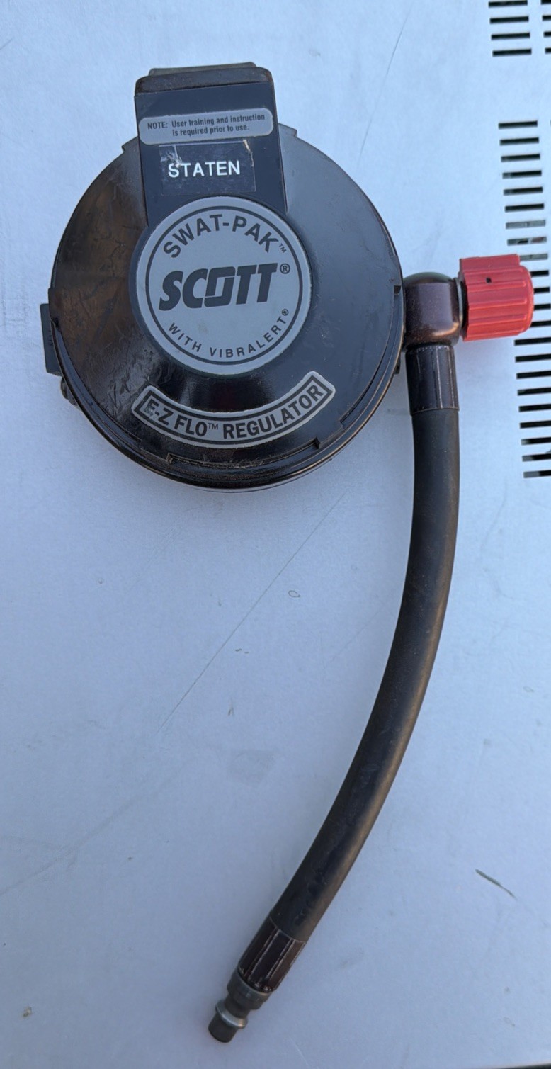 SCOTT E-Z FLO REGULATOR SWAT-PAK EZFLO VIBRALERT 804370-02 SCBA QuikConnection
