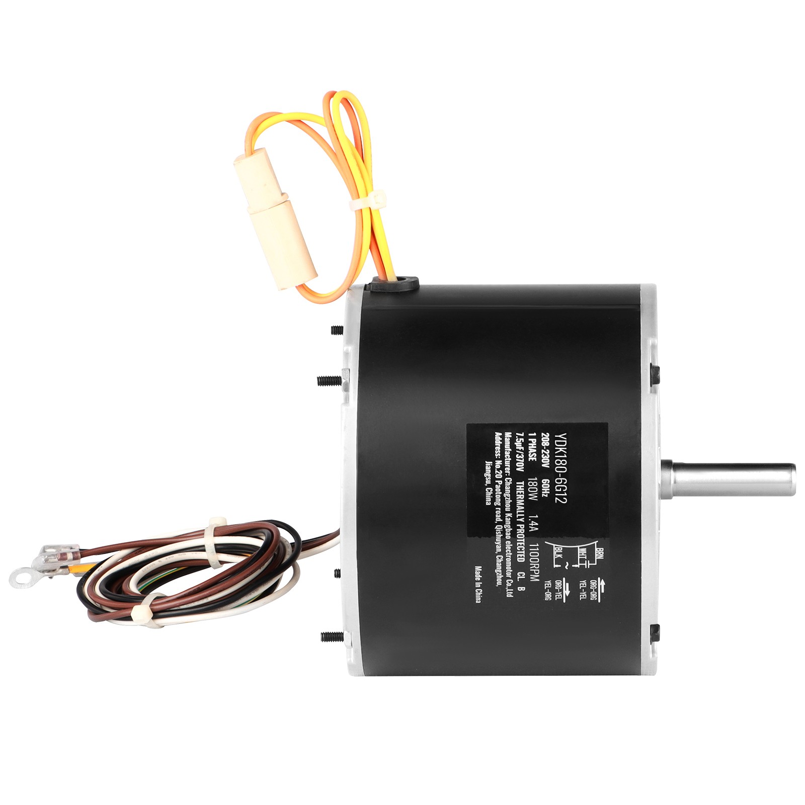 Uimoso Condenser Fan Motor 1/4HP 1100RPM 208-230V Replacement Unit