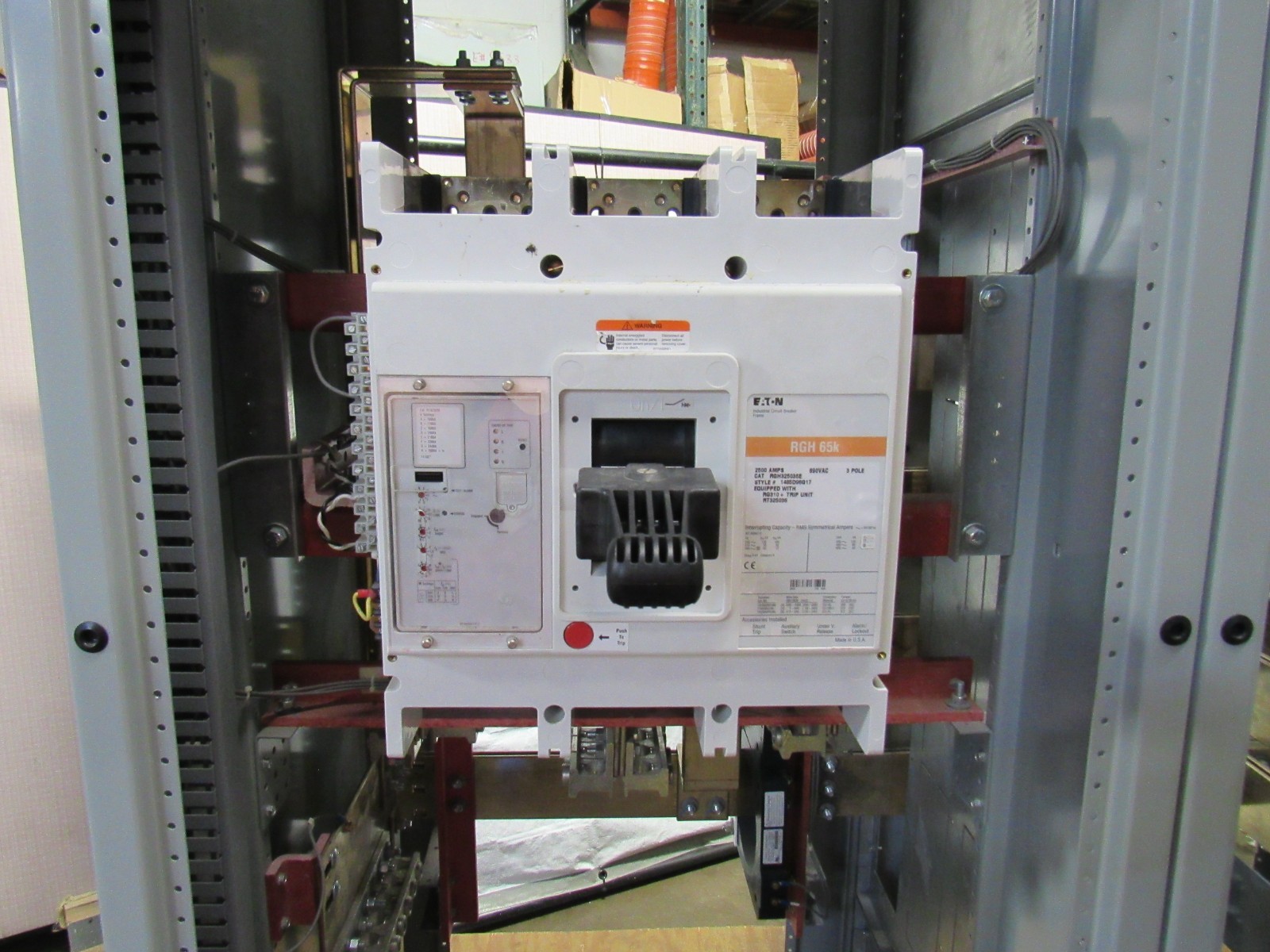 Eaton Pow-R-Line SCS0552159 Switch Gear Board 480/277V 3Ph W/ 2500 A Amp Main