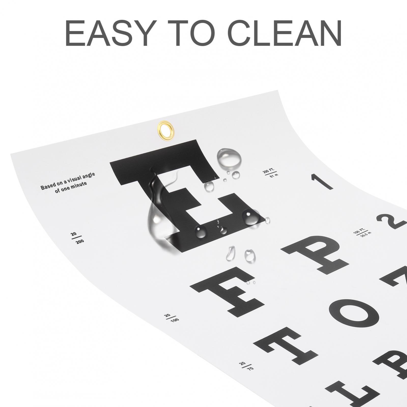 Eye Chart Eye Testing Chart Visual Acuity Measuring Eye Charts Set for Eye Exam