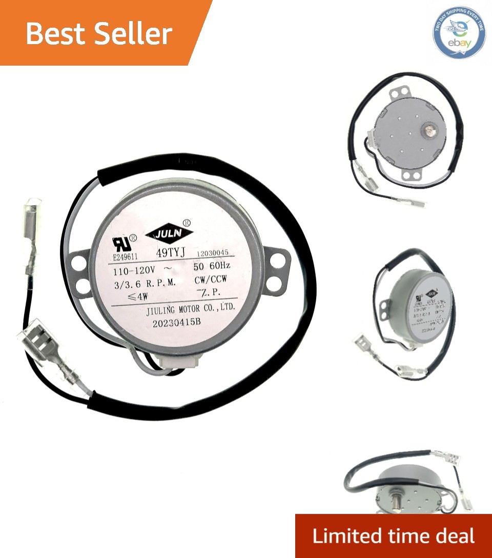 110V-120V Ice Maker Synchronous Motor 49TYJ Replaces 50TYZ-E 50/60 Hz