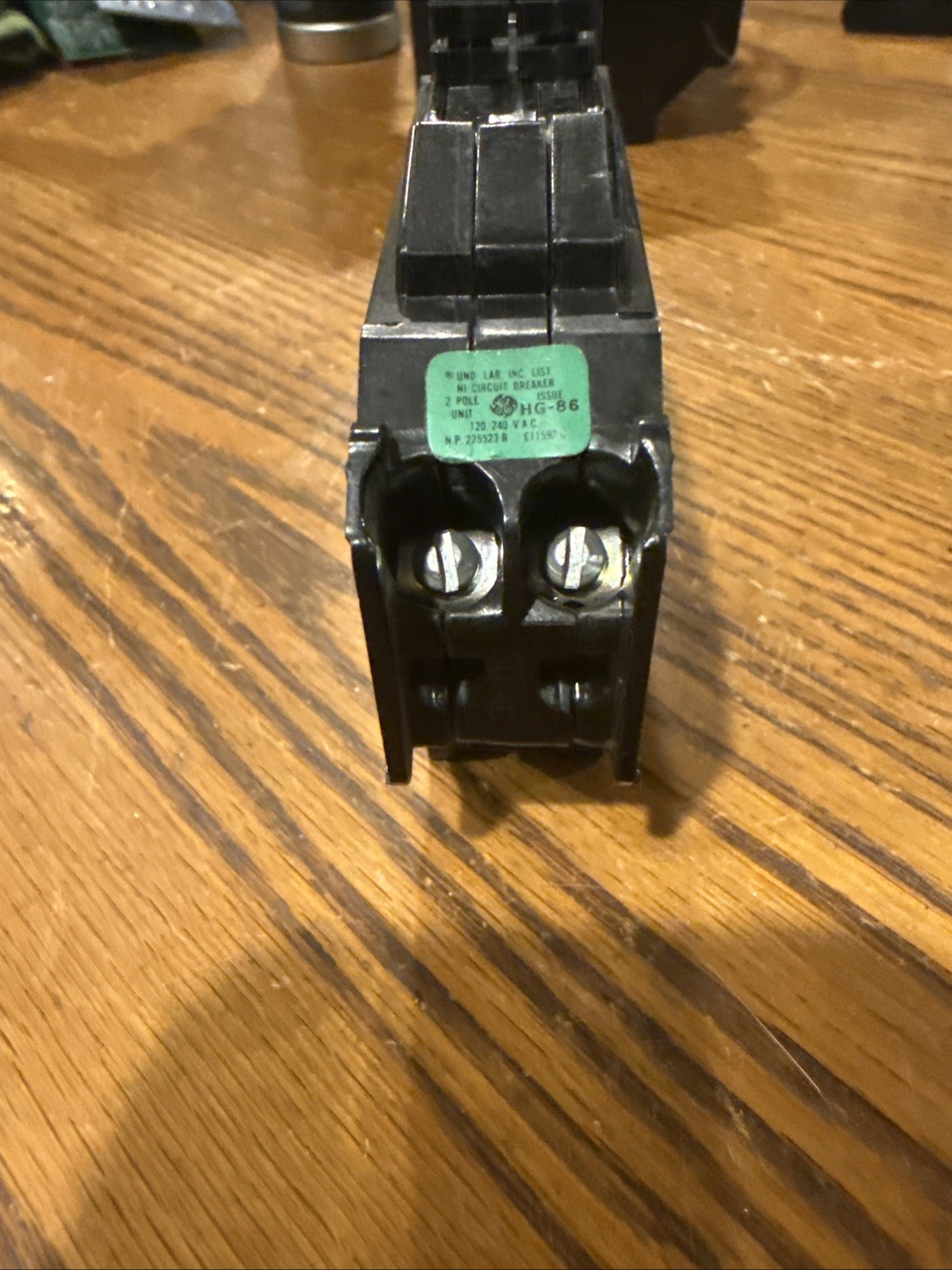 GE TR1515 Amp 2 Pole Type TR Circuit Breaker 120VAC Twin Tandem