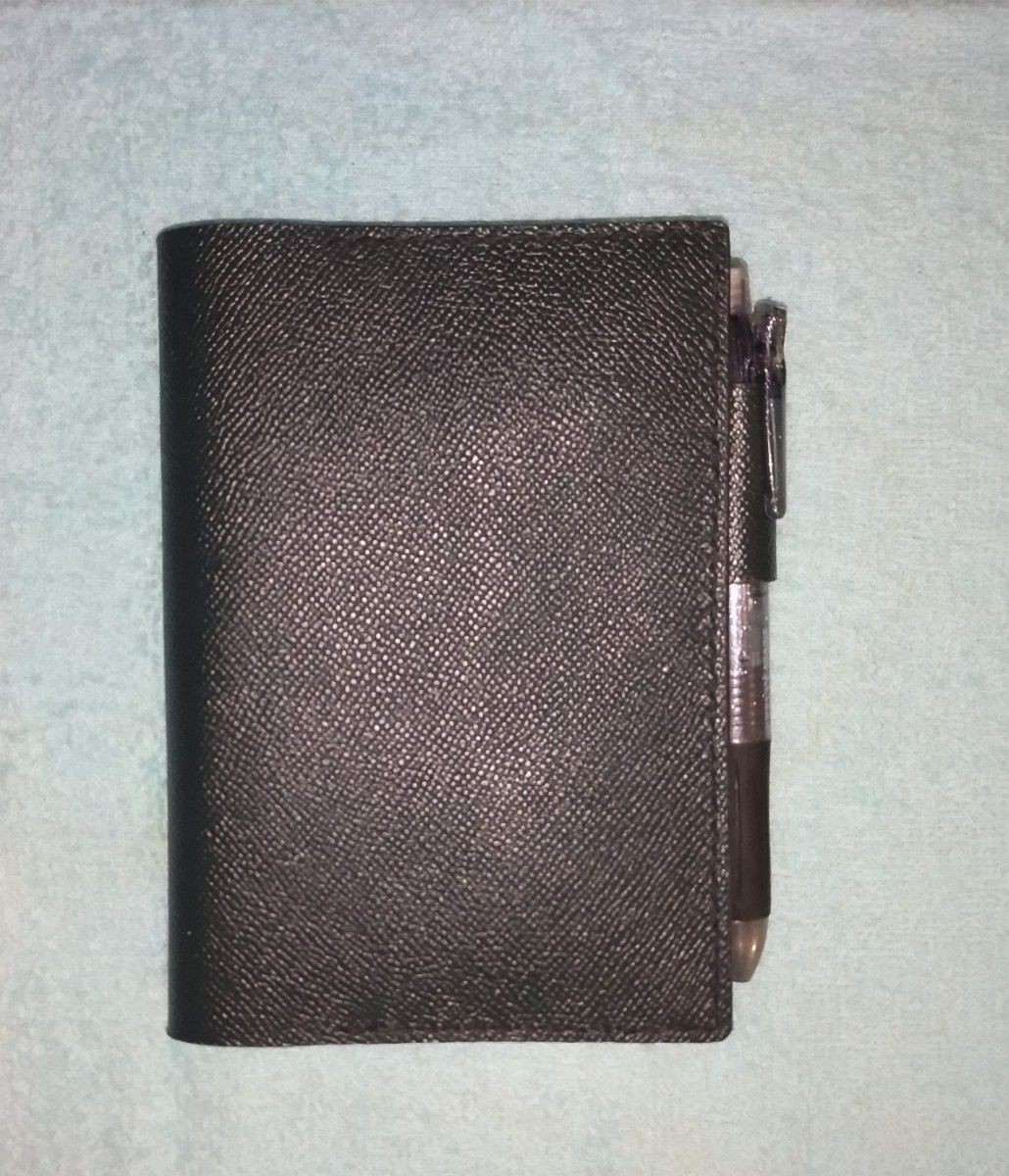 Dark Green Leather A6 Notebook Cover for Hobonichi & Paperbacks Used