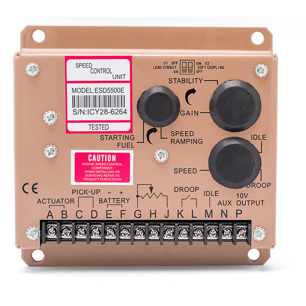 ESD5500E 12/24V Speed Governor Controller & Sensor MSP6729 & ADC120 Actuator