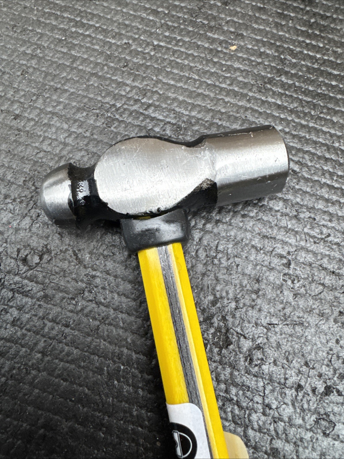 Rare Nupla Tools USA M-4 M4 4 Ounce Ball Peen Hammer Fiberglass Nos