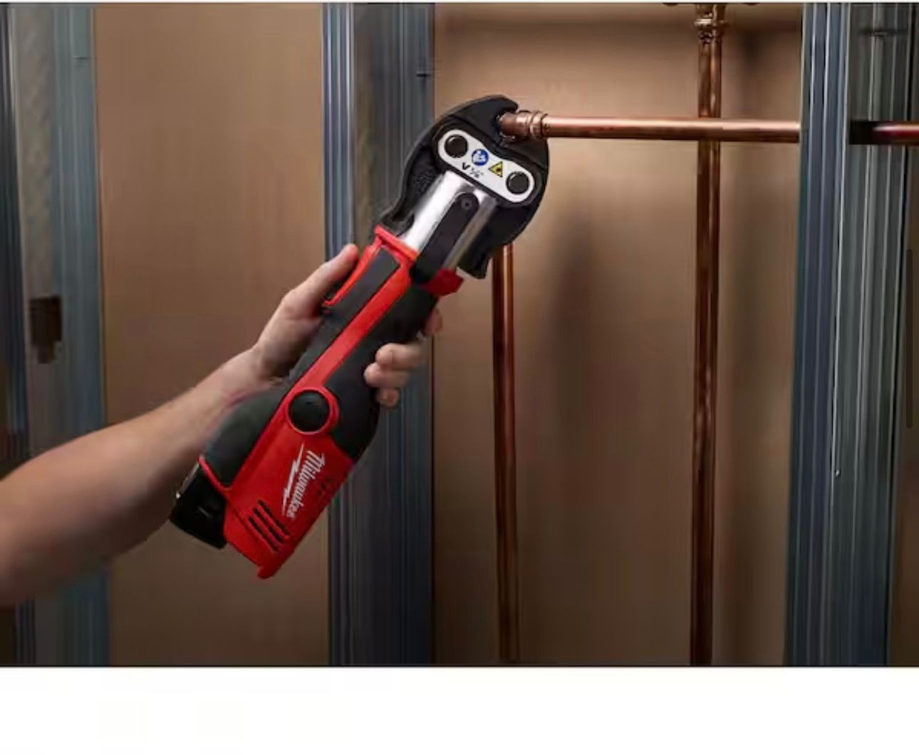 Milwaukee M12 Force Logic Press Tool Kit 2473-22 Copper 1/2″-1″ Clamp