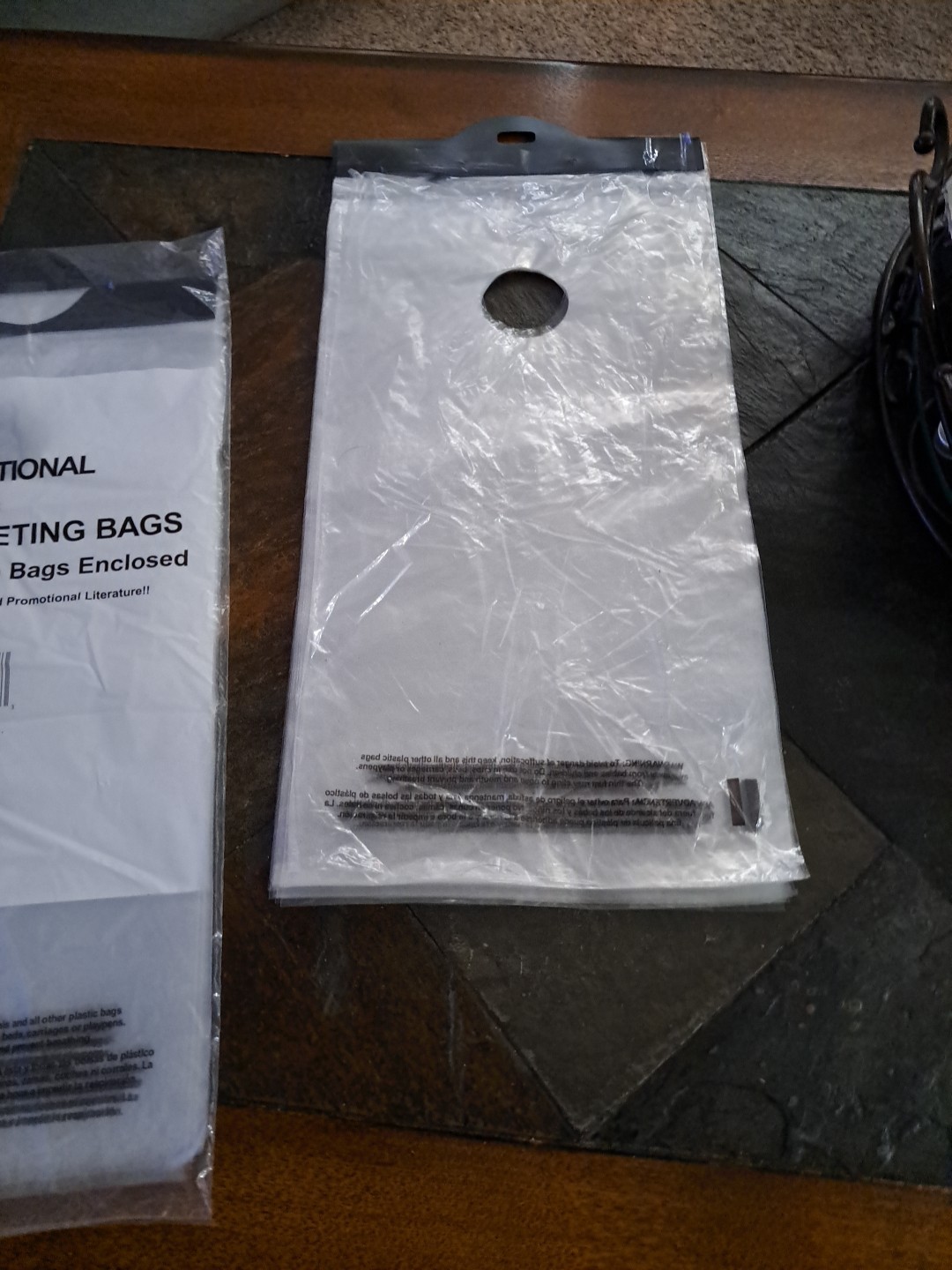 Promotional-Sales Marketing Bags.Total 94 Unopen-50.Open-44.Clear.Doorknob Bags