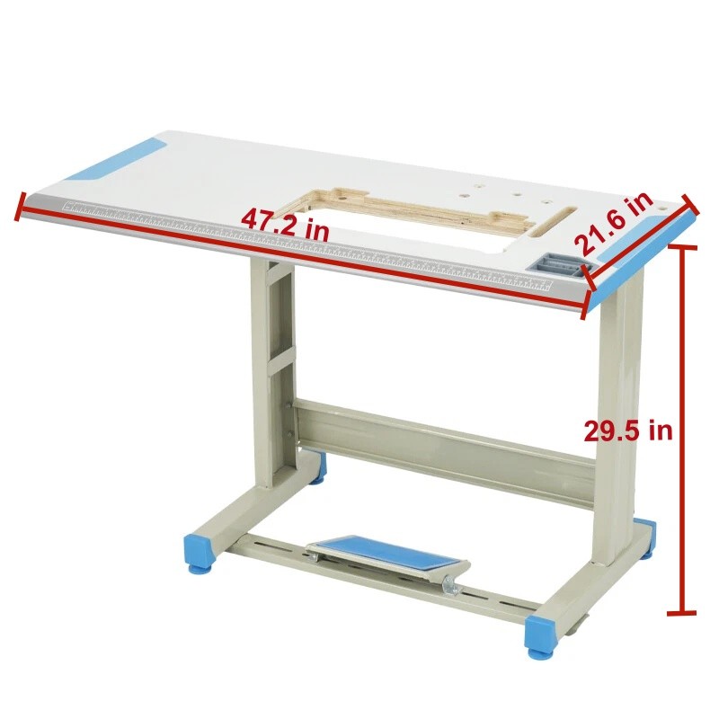 T Legs Sewing Machine Table Stand Sewing Desk Universal Single Needle Lockstitch