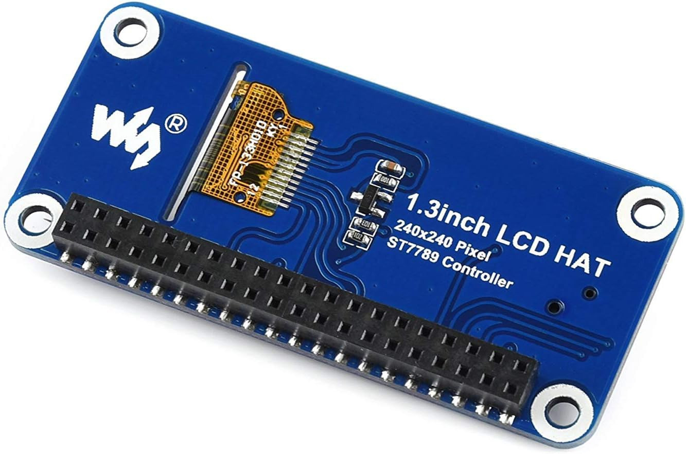 1.3Inch IPS LCD Display HAT for Raspberry Pi 240X240 Pixels