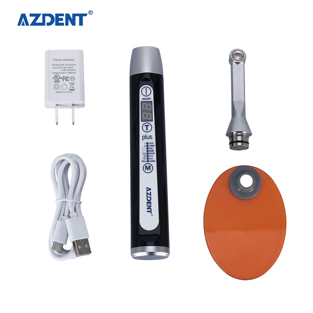 Dental Wireless LED Curing Light Lamp 1 Second Curing High Power 2500 mw/cm²