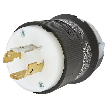 Hubbell Wiring Device-Kellems Hbl2441 Locking Plug, L18-20P, 20 A, 120/208V Ac,