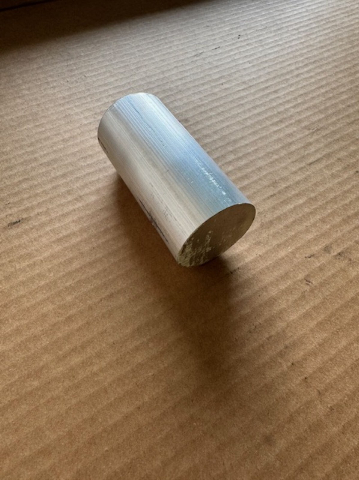 2″ Diameter Aluminum 6061 Round Rod x 4″ Long, Solid Extruded Bar