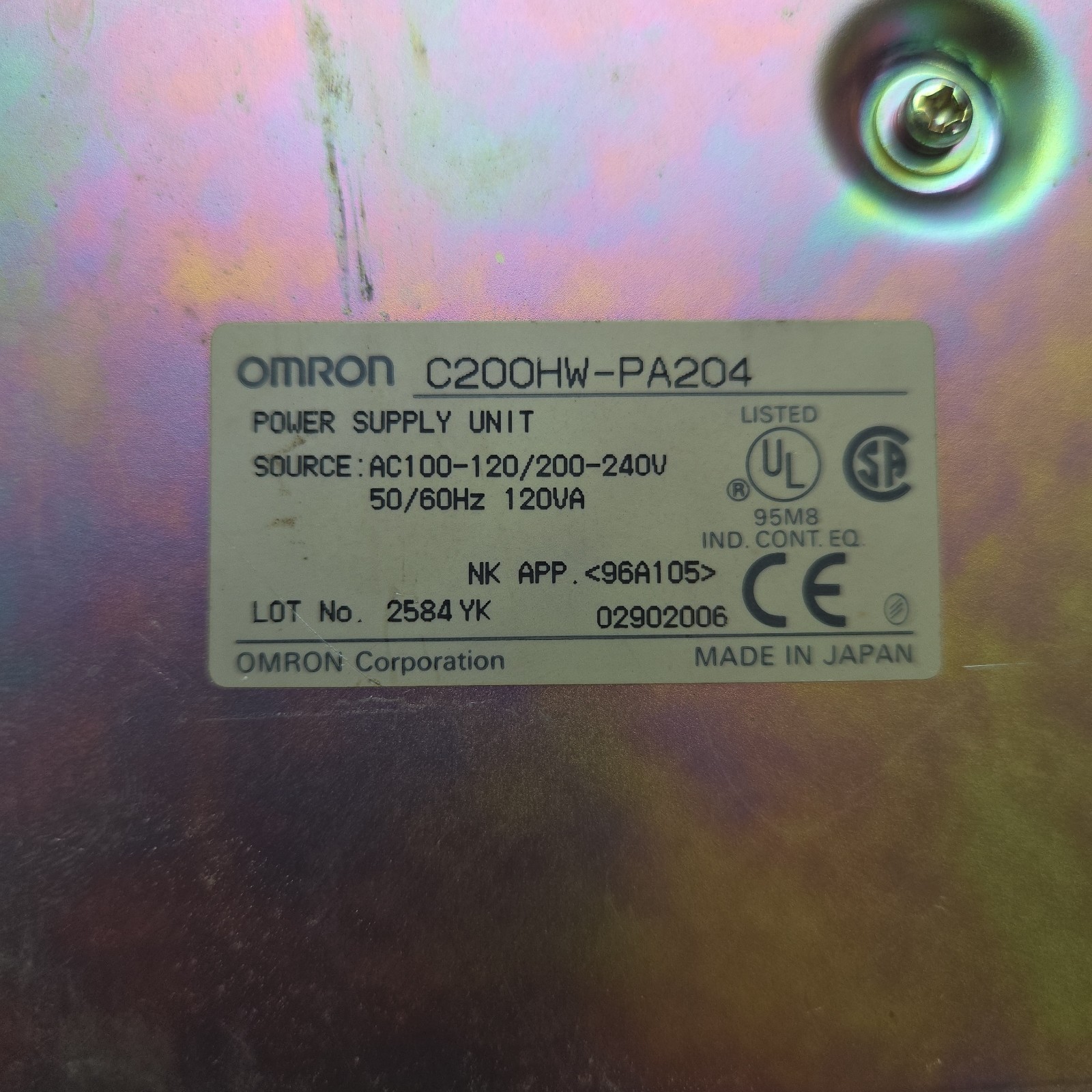 Mixed Lot of 6 Switching Power Supplies Keyence Omron Mean Well See Pictures