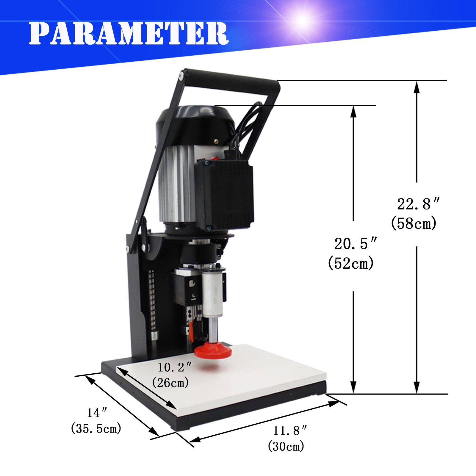 48-6 Handheld Portable Hinge Drilling Machine Woodworking Driller 110V 1.5HP