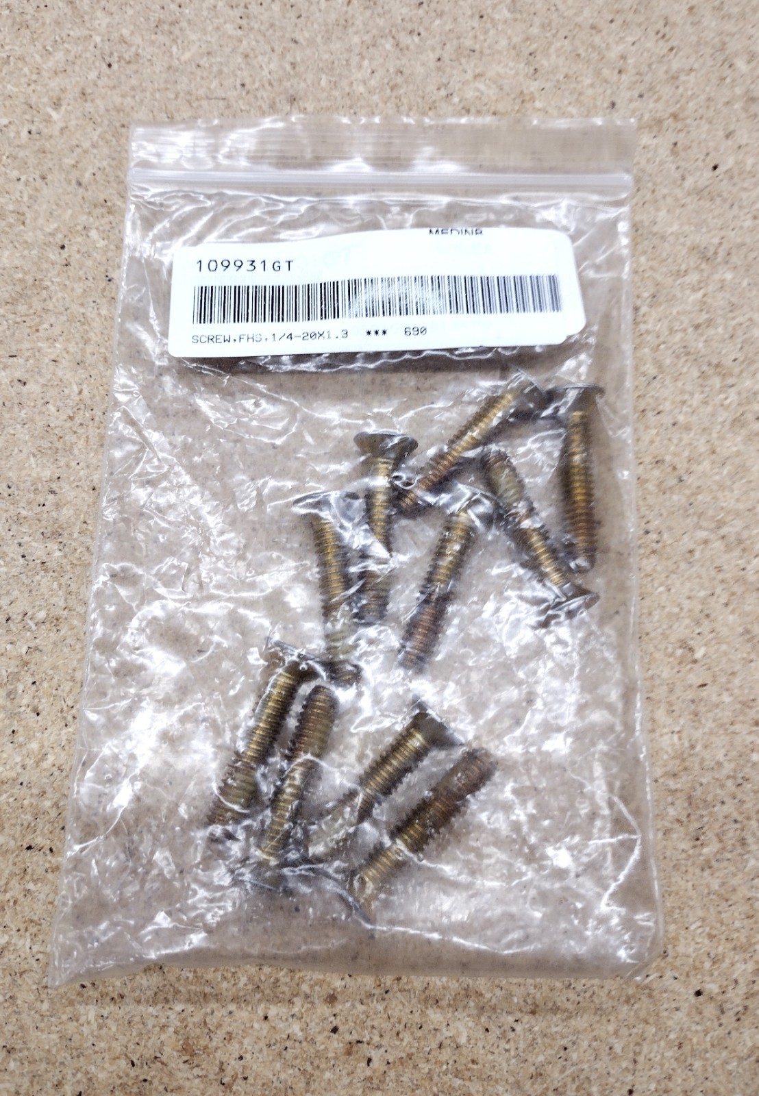 New OEM Genie Lift Foot Pad Screws P/N 109931GT- Package of 10