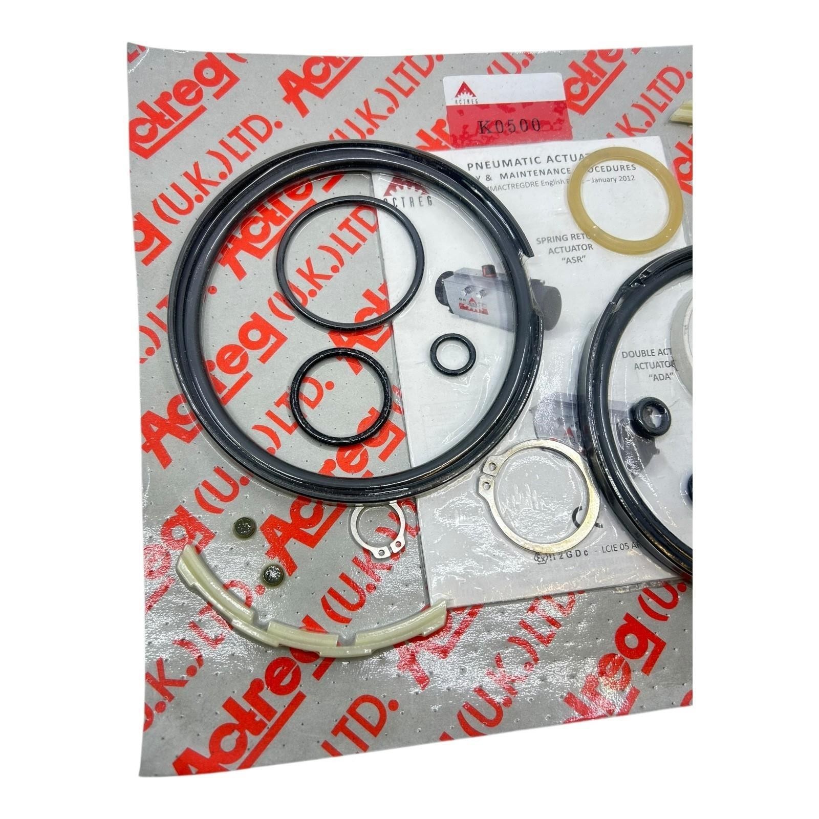Actreg Gasket Set Repair Kit K0500 ADA/ASR Pneumatics for Industrial Use