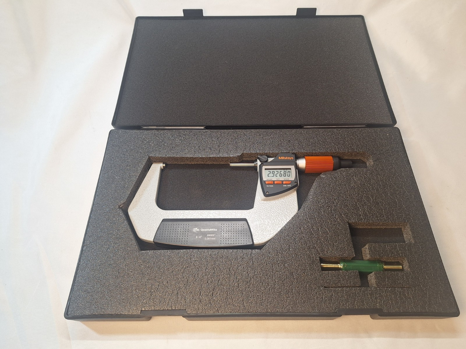 2″-3″ Range Mitutoyo Digital Outside Micrometer, IP65, LCD, 293-183-40