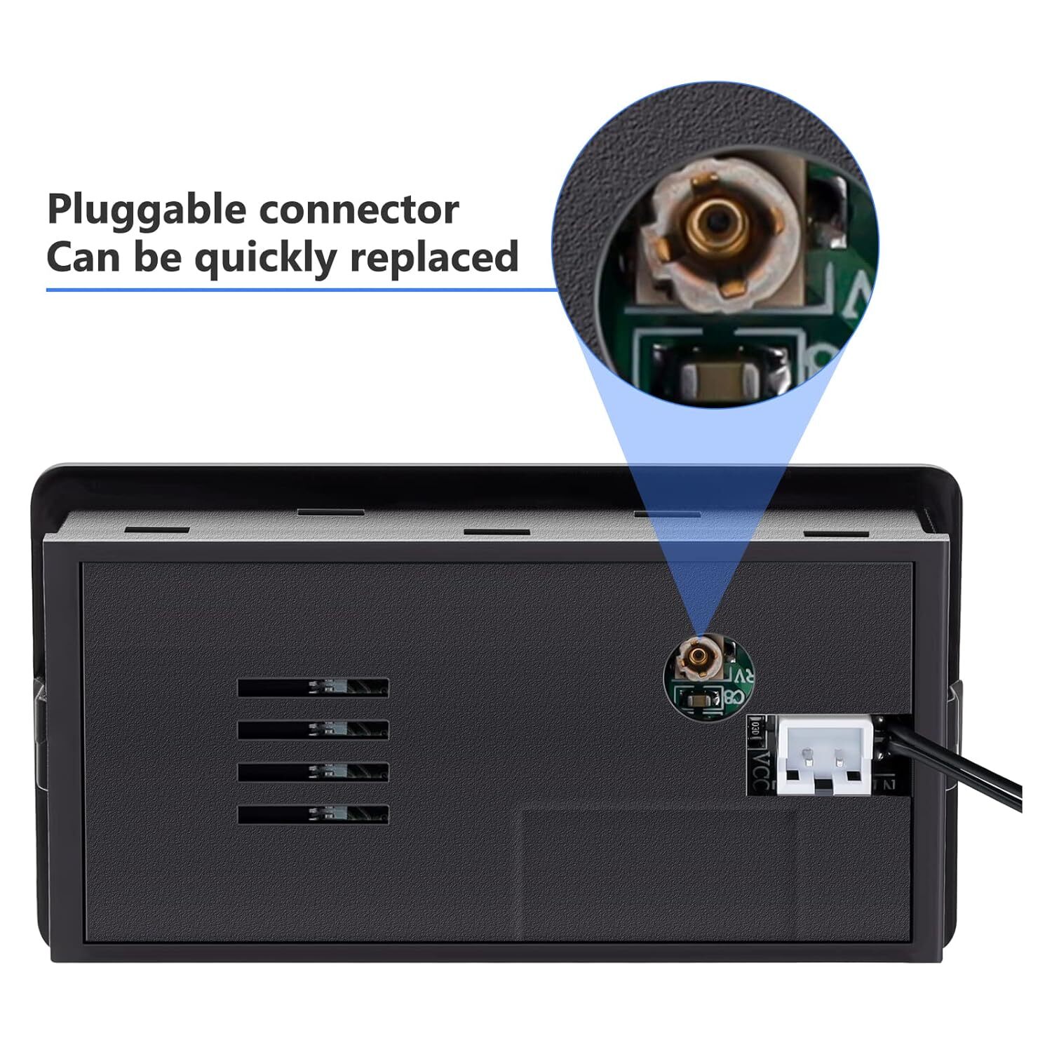 DC 8V-100V Battery Capacity Indicator Voltmeter Voltage Meter Monitor Gauge