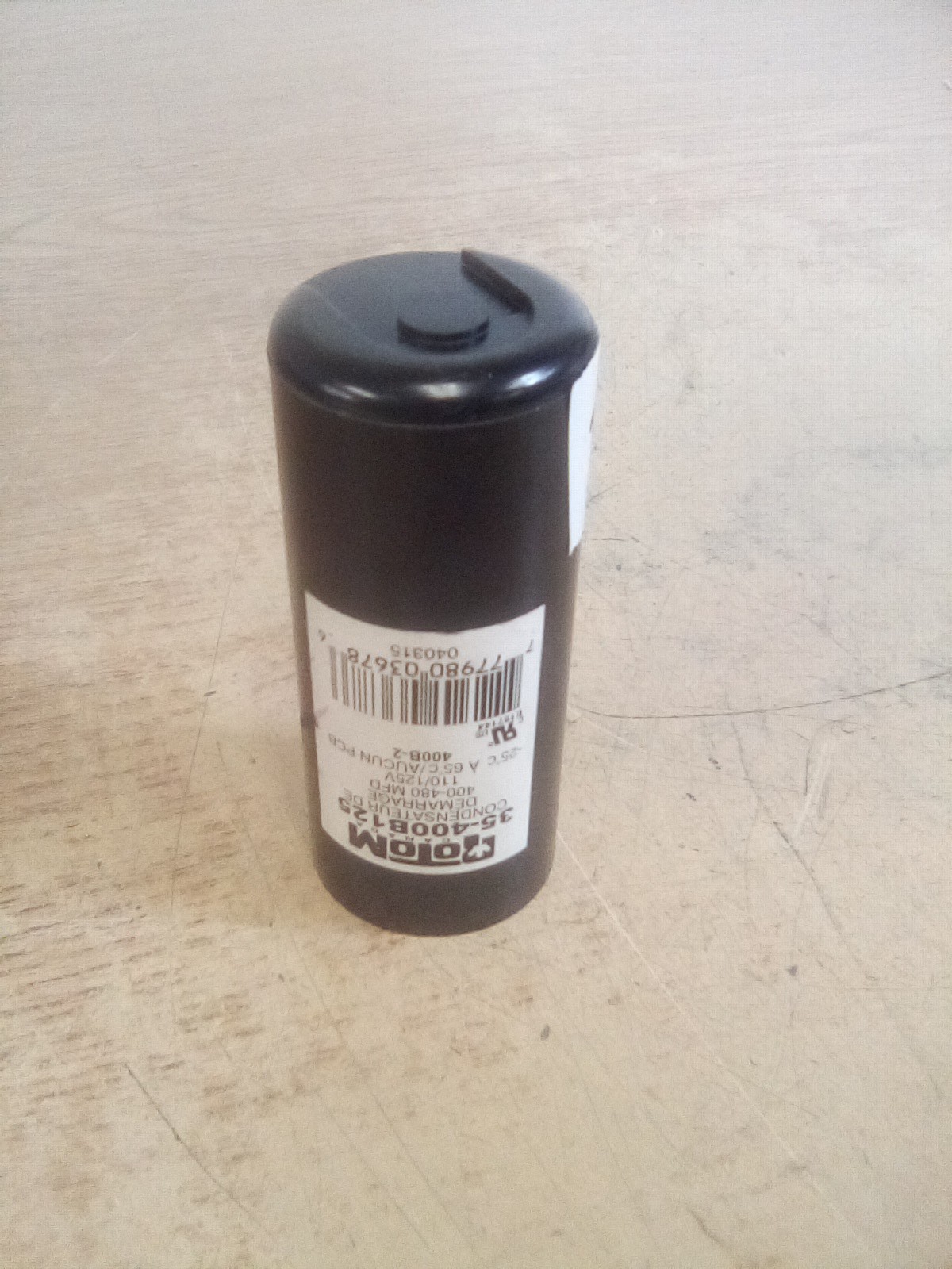 Rotom 35-400B125 Start Capacitor 400-480 Mfd 110/125V