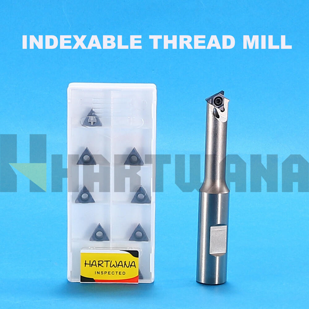 Internal Threading Thread Mill Holder 1 Flute Indexable Inserts 11UIDC60 10PCS