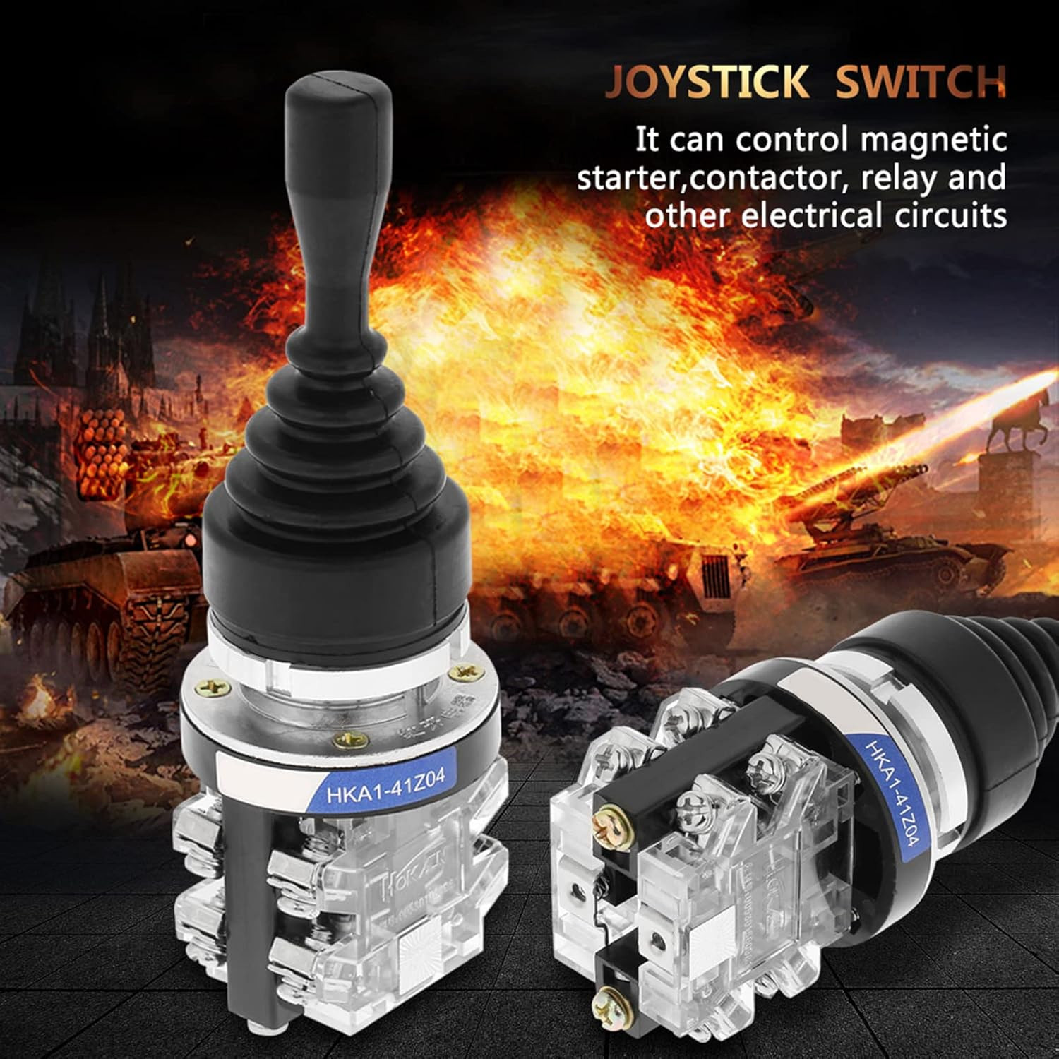 4 Position Joystick Switch 4NO Spring Return Momentary Joy Stick Replacement for