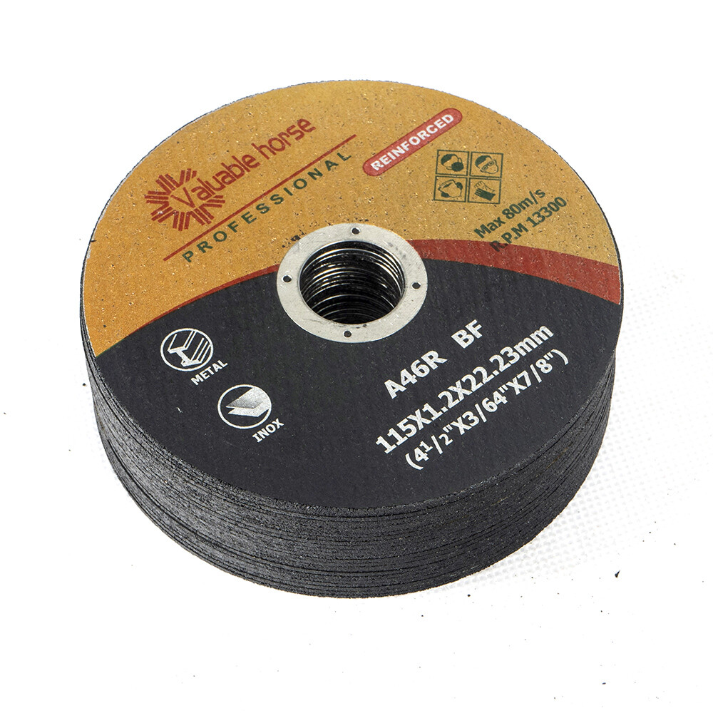 100 Pack 4.5 inch Cutoff Wheels 4.5 Cutting Discs Stainless Steel & Metal