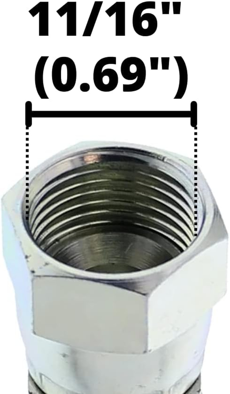 (10-Pack) FJX-08-08 | 1/2″ Hose X 1/2″ JIC 37° Female Hydraulic Hose End Swivel