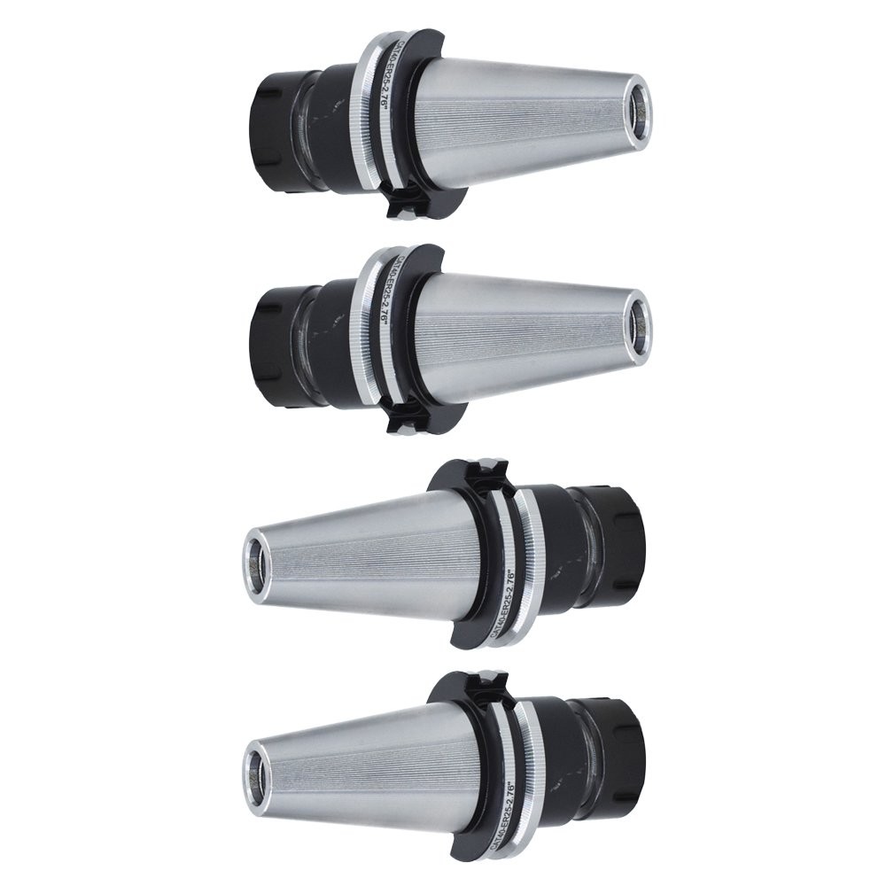 8×CAT40 ER25 Collet Chuck W. 2.76″ Gage Length Chucks Tool Holder Set