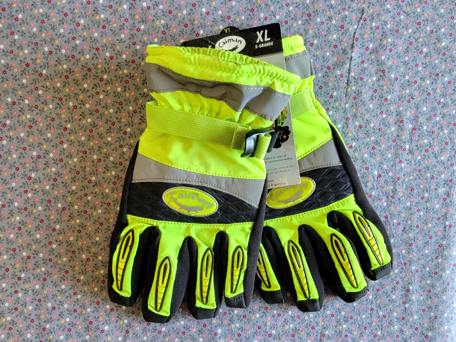 Caiman 2991-6 Synthetic Leather Waterproof Hi-Vis Heatrac Insulation Size XL NWT