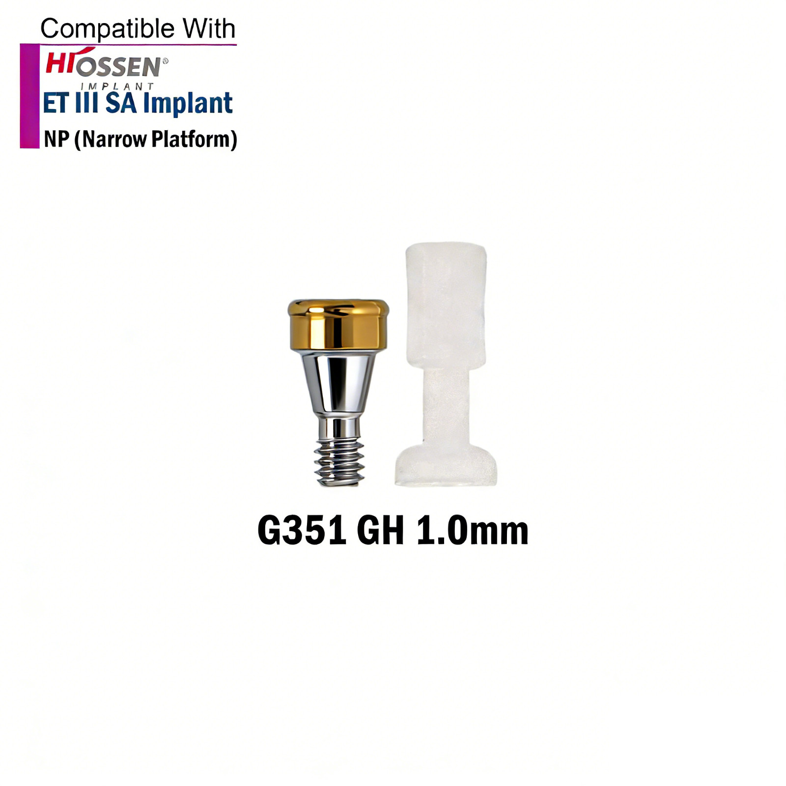 Dental Locator Abutment Anchor for HIOSSEN ET II/III SA Fixture M 3.5mm Platform