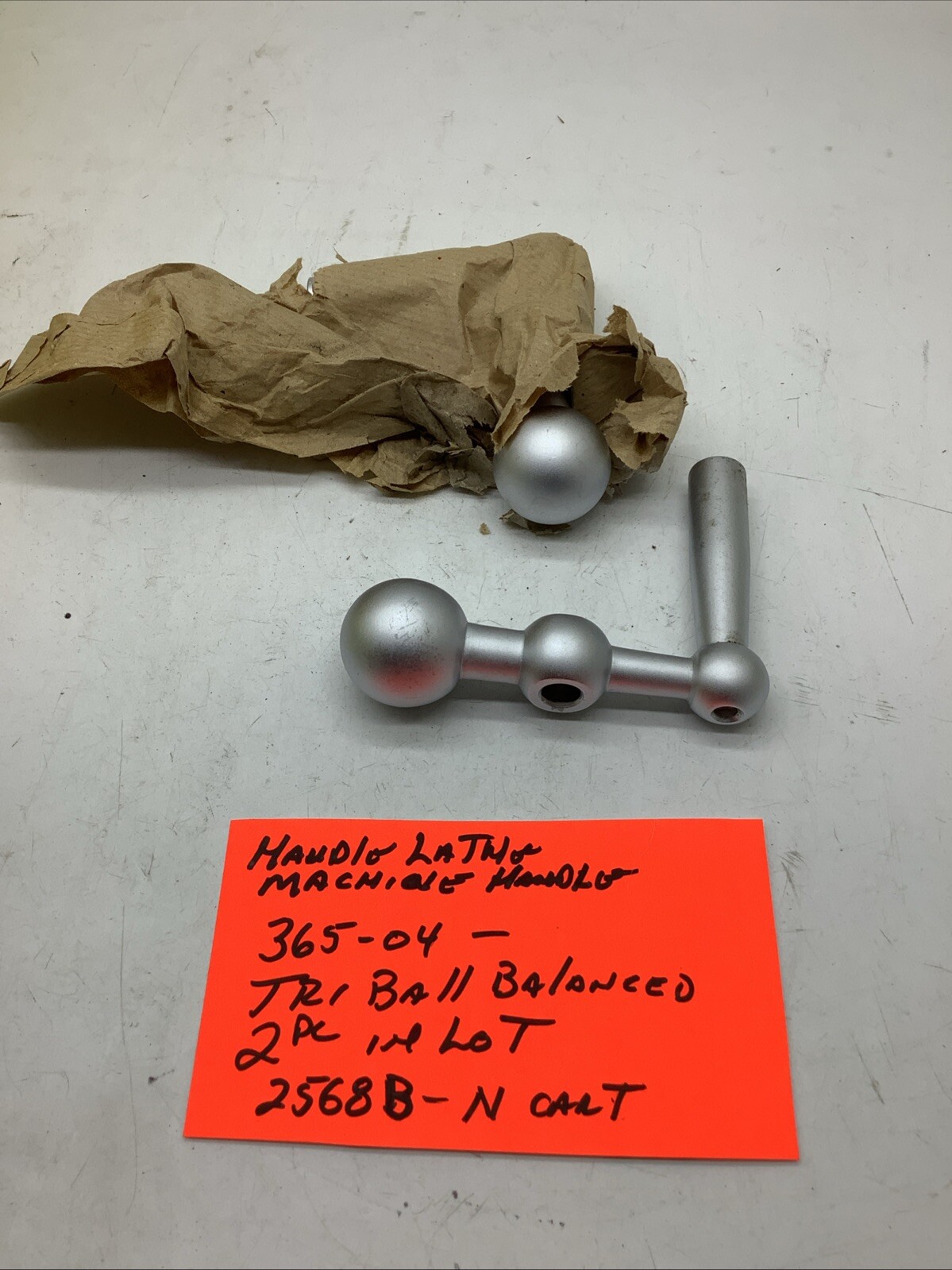 Lathe Handles,tri Ball Balanced, (2 Pc In Lot) 2568B- N Cart