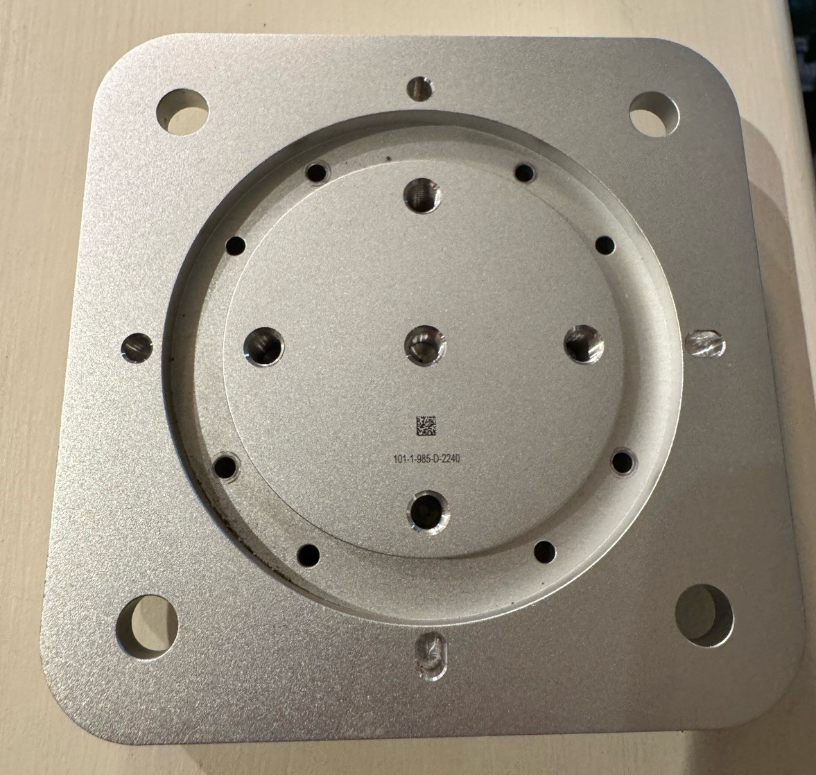 Ouster OS1 Lidar Aluminum Base Plate Mount ONLY. Rev6 Or Rev7