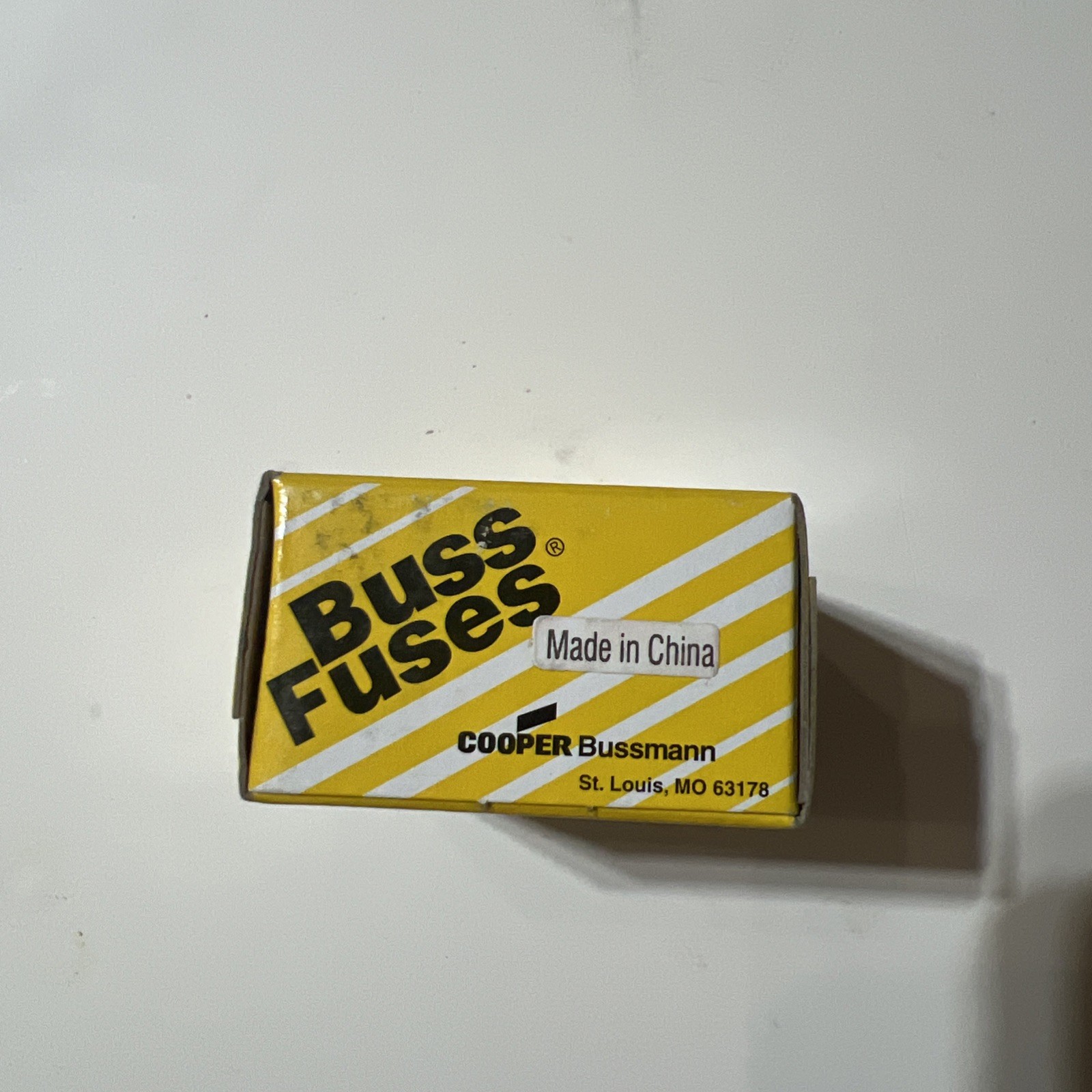 A brand new box of 100 COOPER BussFuses p/n BK/GDB-6.3A fuses