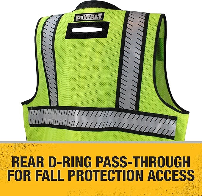 DEWALT DSV521 Class 2 Heavy Duty Surveyor Vest, X-Large