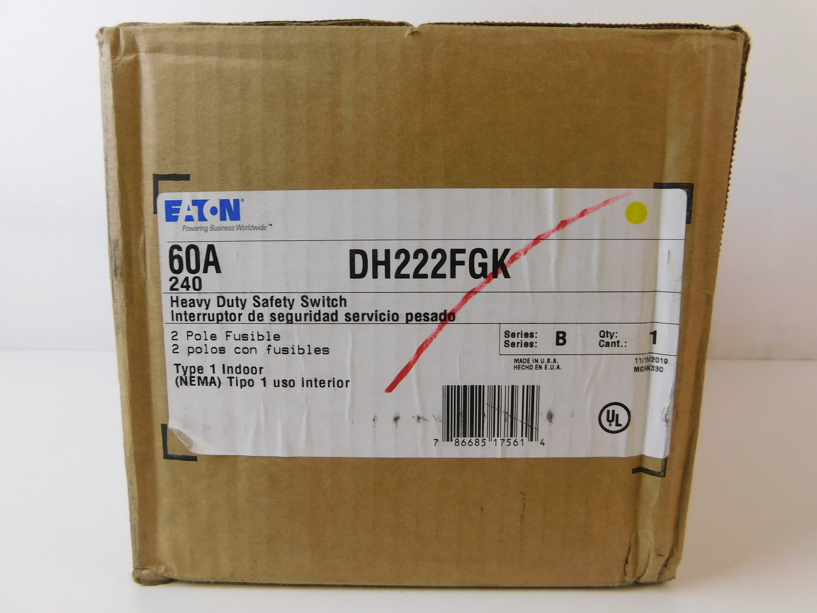 Eaton DH222FGK Heavy Duty Safety Switches
