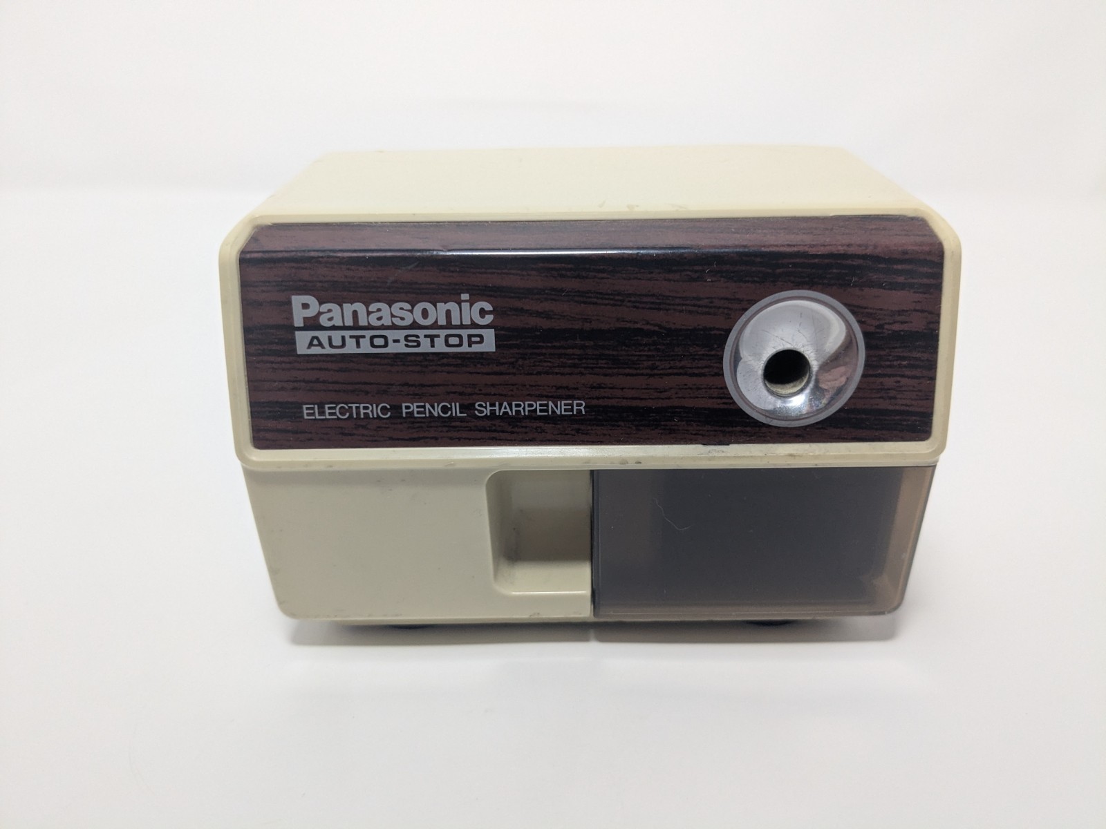 Vintage Panasonic AUTO-STOP Electric Pencil Sharpener KP-110 Made in Japan