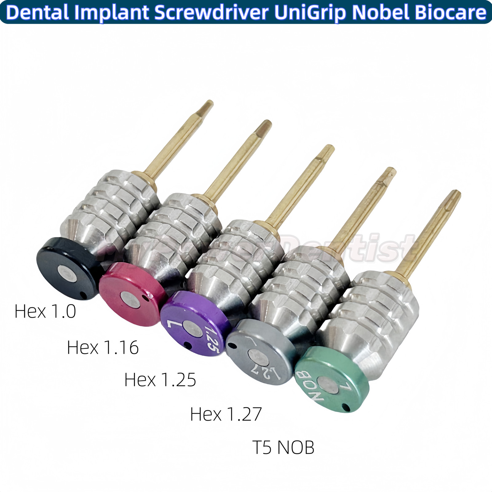 Dental Im-plant Screwdriver UniGrip Nobel Biocare Manual Driver Hand Tool 5Size