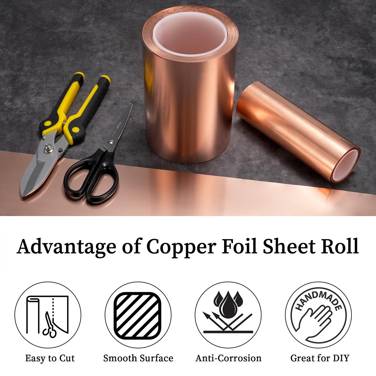0.01mm to 1mm Thickness Pure Copper Sheet Plate Copper Foil 150 Sizes Available