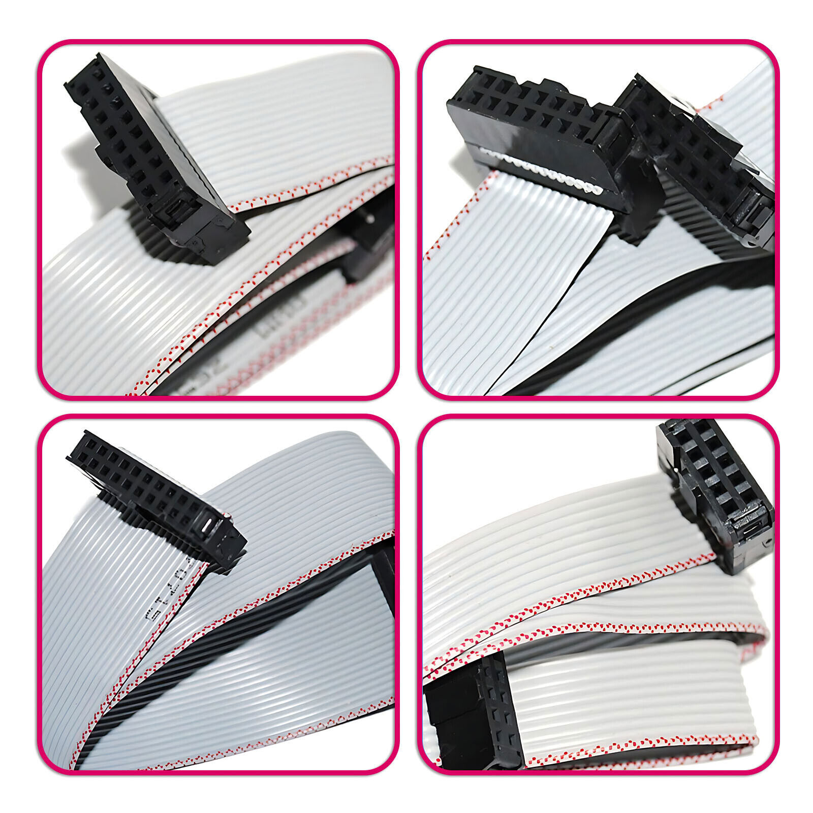 IDC 6-64 Pin Flat Ribbon Cable Female Connector 2.54mm Pitch,10cm,20cm~1M,3M,5M
