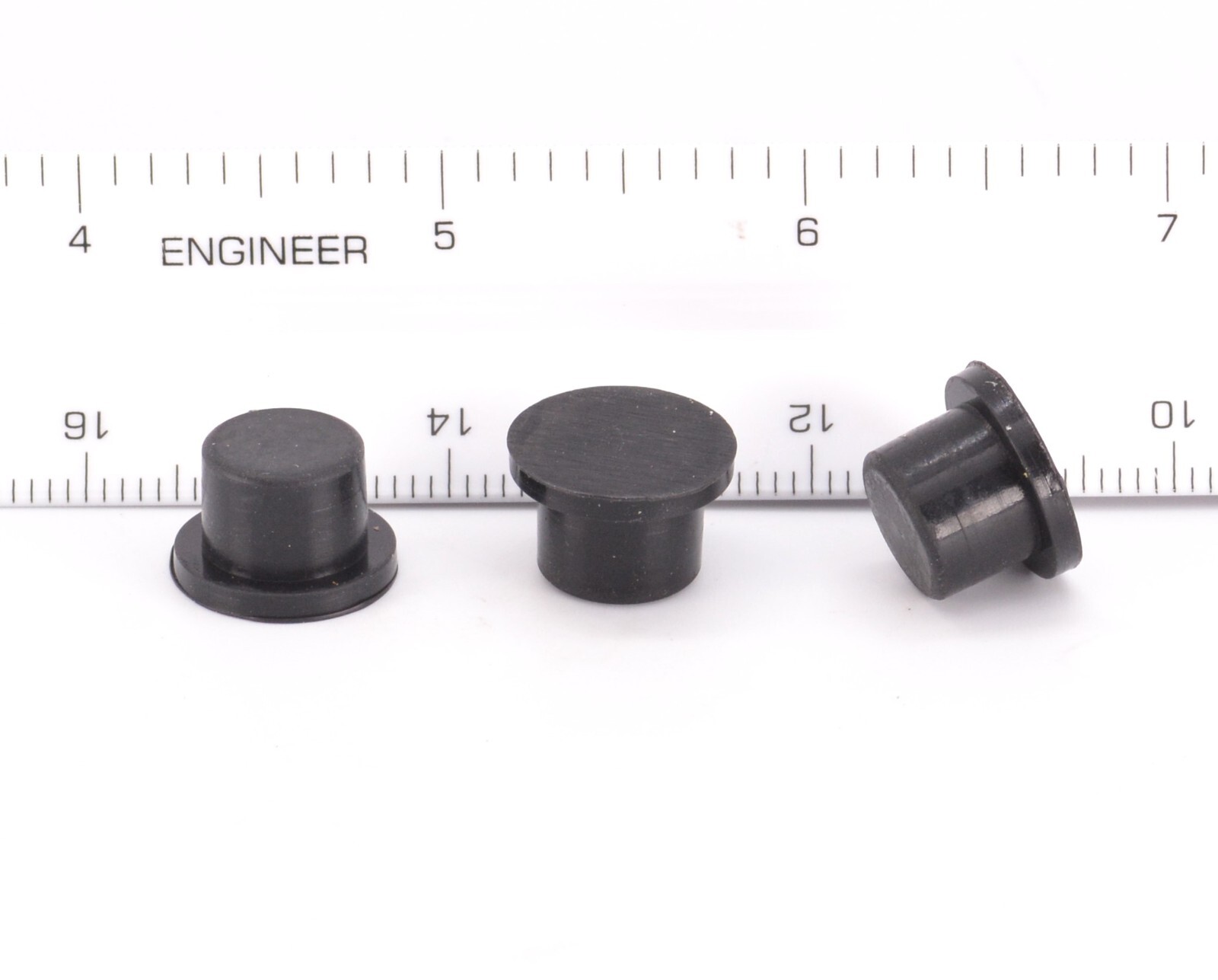 Silicone Rubber Stopper Plug Push In Compression Stem 12 Sizes 15 per Package