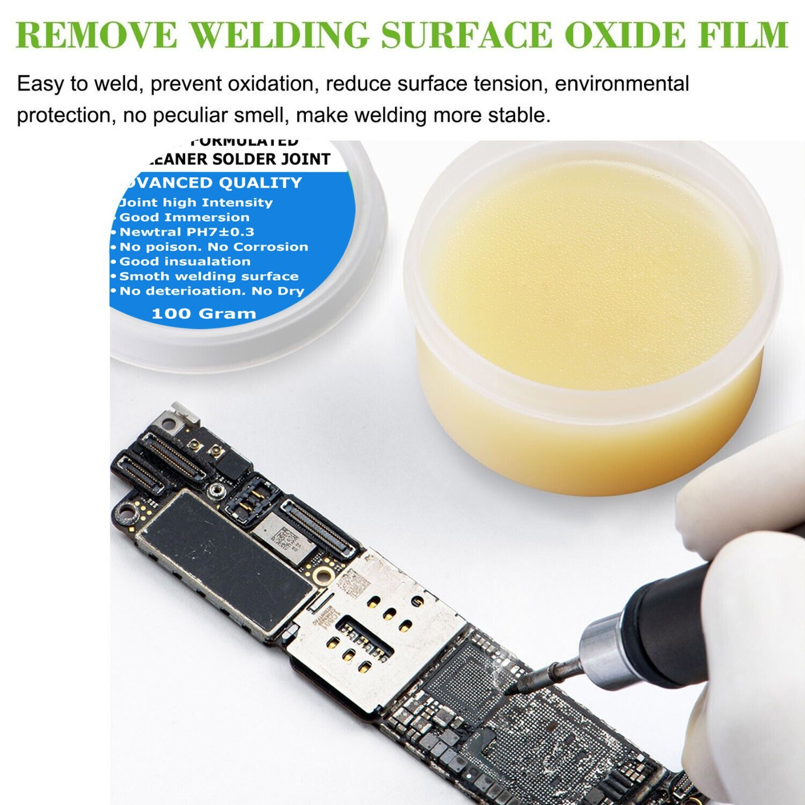 100g Soldering Flux Paste Solder Rosin Welding Grease Cream for Phone PCB Board