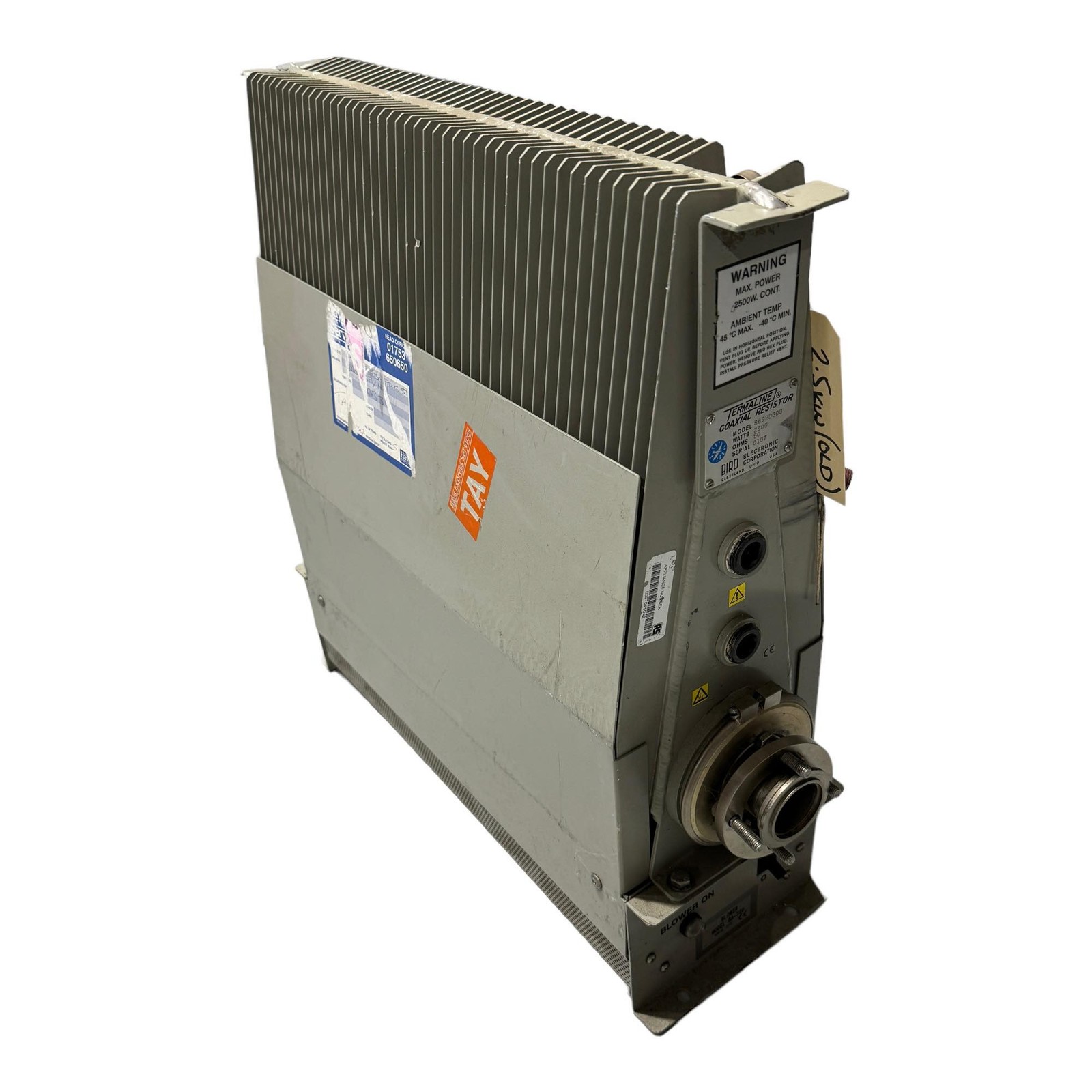 8892D300 BA-300 BIRD Coaxial Dummy Load Termination 5000W 1-5/8 EIA 470-860MHz 2