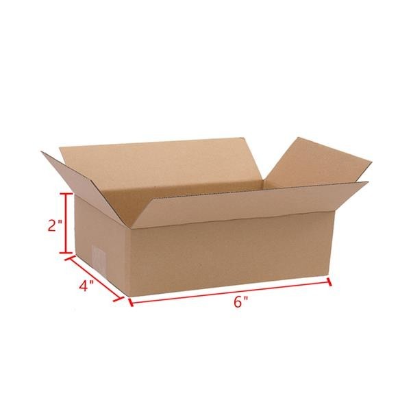 100 Corrugated Paper Boxes 6x4x2″（15.2*10.2*5.1cm）Yellow